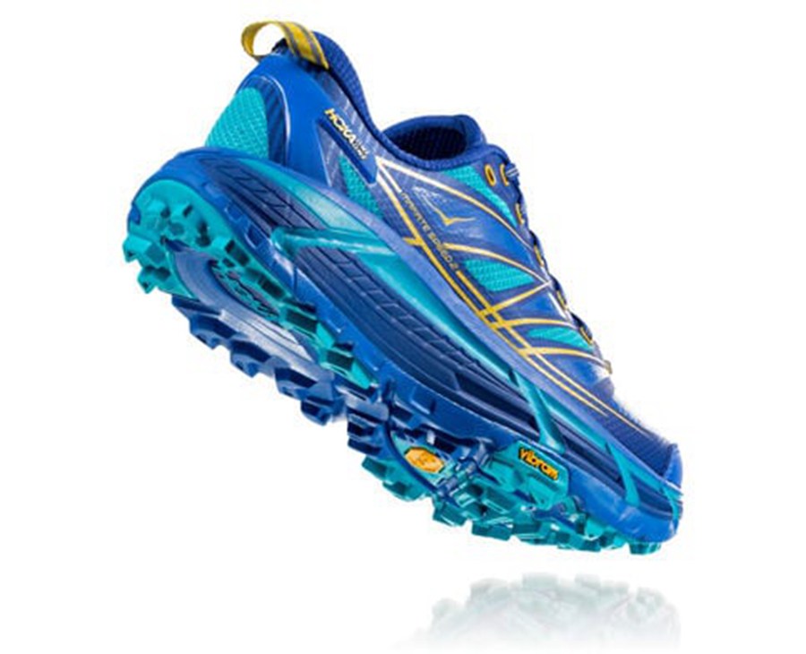 Chaussure Trail Hoka One One Mafate Speed 2 Femme - Bleu - RWQ-591748